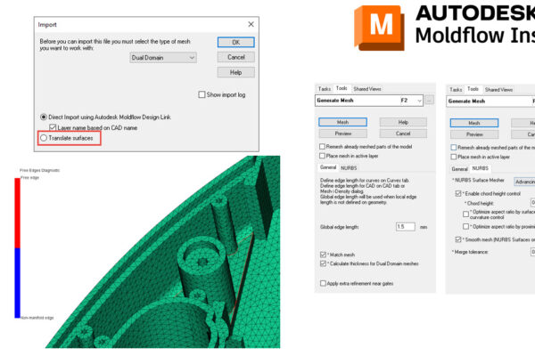 You can see the settings to generate mesh.