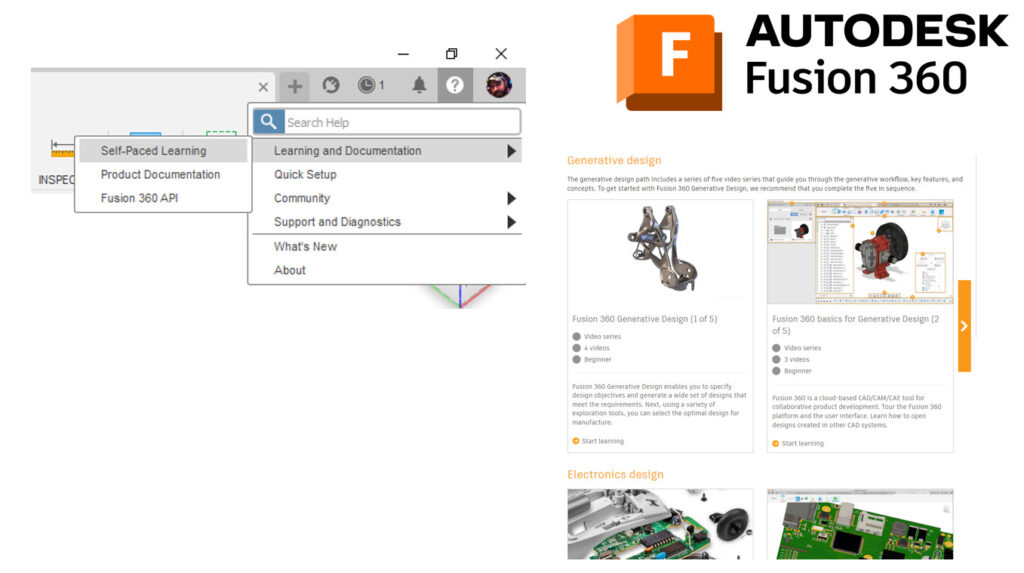 You can see the electronics design and generative Design.