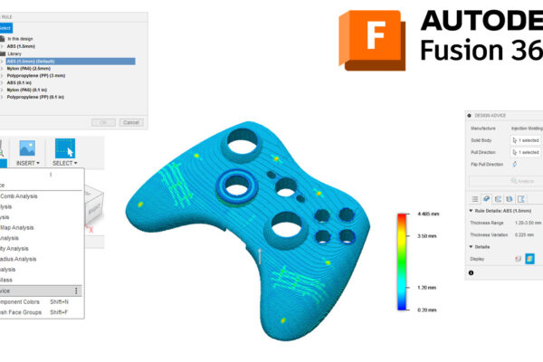 It shows the design advice settings for the tool.