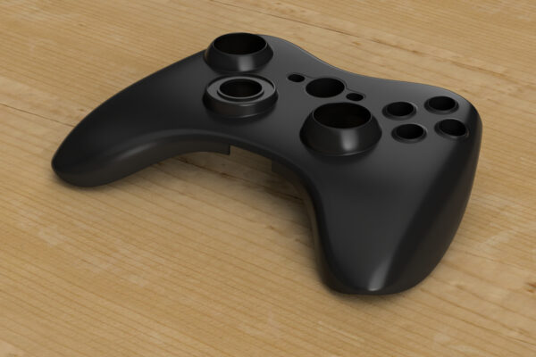 You can see a black component using the default settings within the render space.