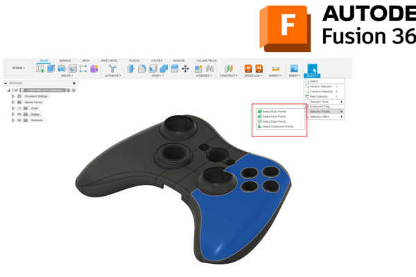 In the design settings you can click on selection and choose selection priority.