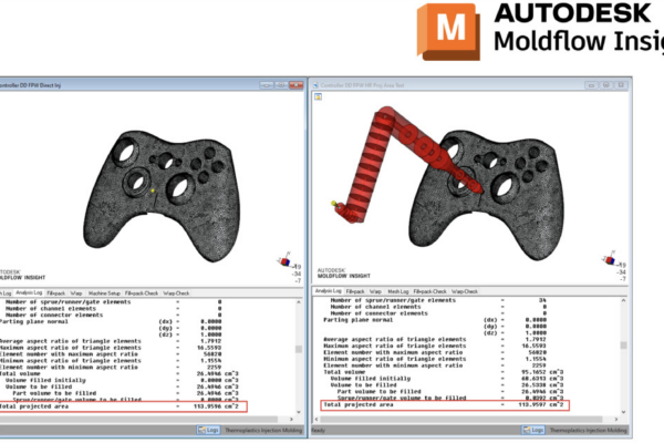 Optimize Moldflow Analysis: Discover How to Calculate the Projected Area of Hot Runners for Efficient Mold Design